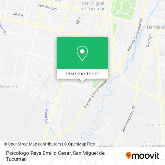 Psicologo-Raya Emilio Cesar map