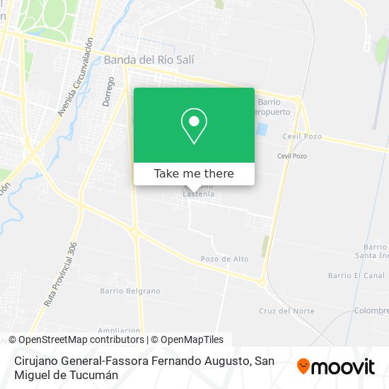 Cirujano General-Fassora Fernando Augusto map