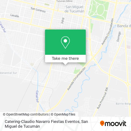 Catering-Claudio Navarro Fiestas Eventos map