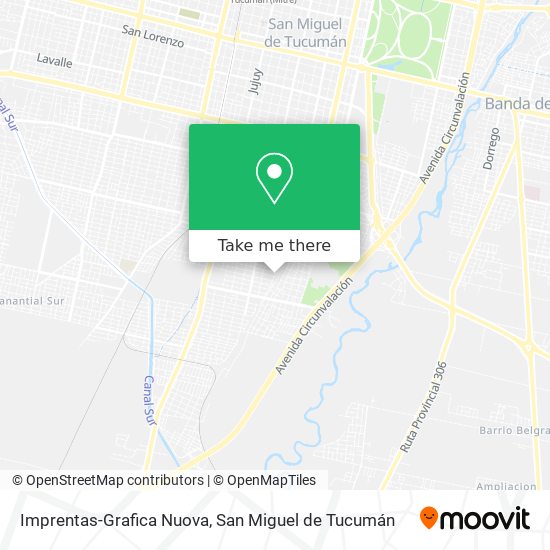 Imprentas-Grafica Nuova map
