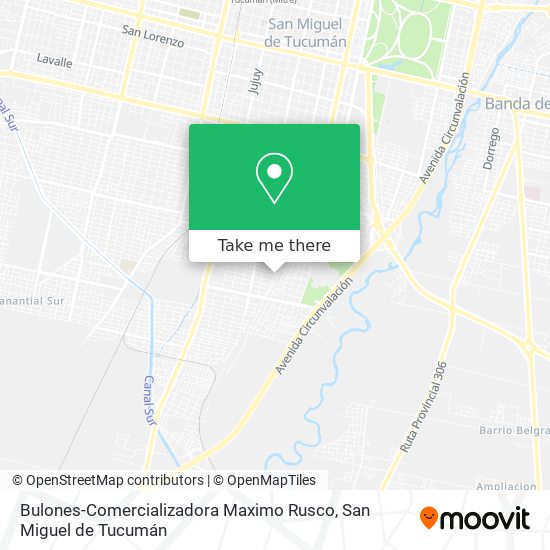 Bulones-Comercializadora Maximo Rusco map