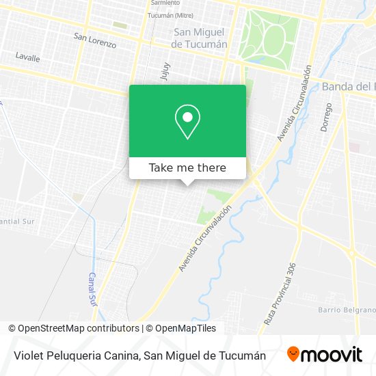 Violet Peluqueria Canina map