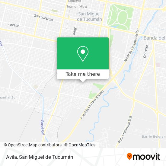 Mapa de Avila