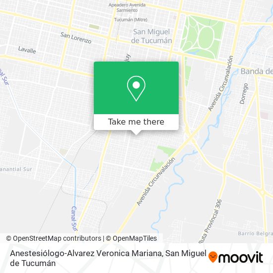 Anestesiólogo-Alvarez Veronica Mariana map