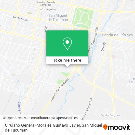 Mapa de Cirujano General-Morales Gustavo Javier