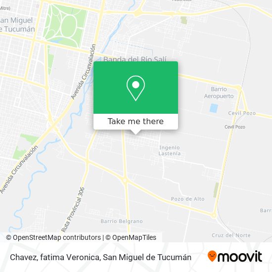 Chavez, fatima Veronica map