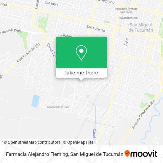 Farmacia Alejandro Fleming map