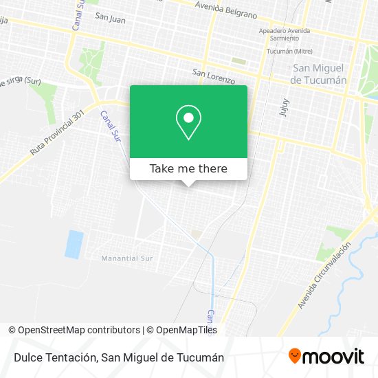 Dulce Tentación map
