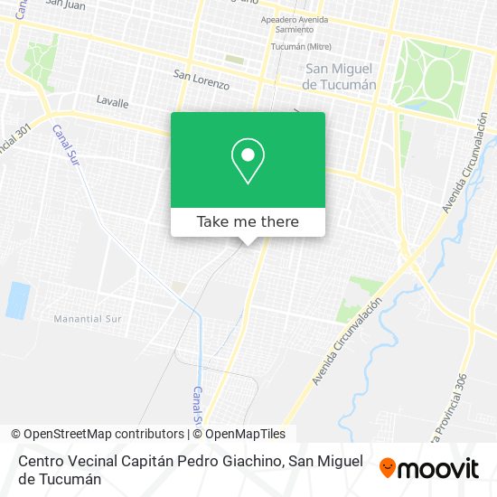 Centro Vecinal Capitán Pedro Giachino map