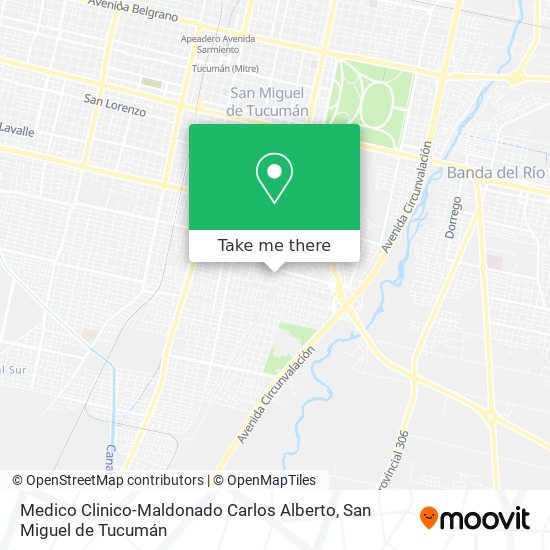 Medico Clinico-Maldonado Carlos Alberto map