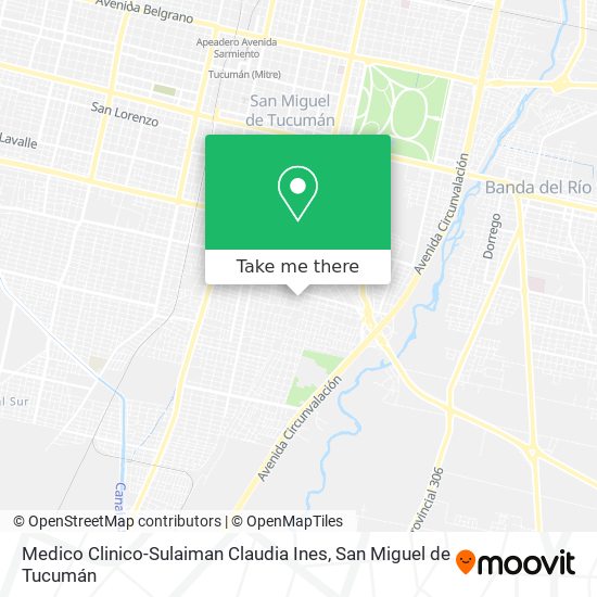 Medico Clinico-Sulaiman Claudia Ines map