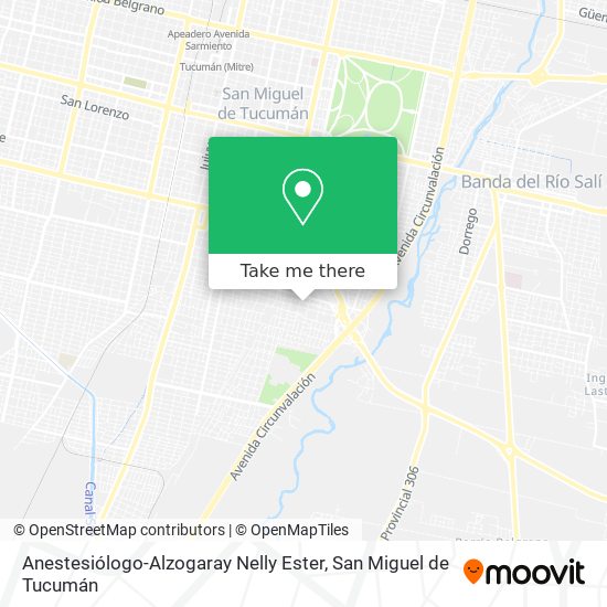 Anestesiólogo-Alzogaray Nelly Ester map