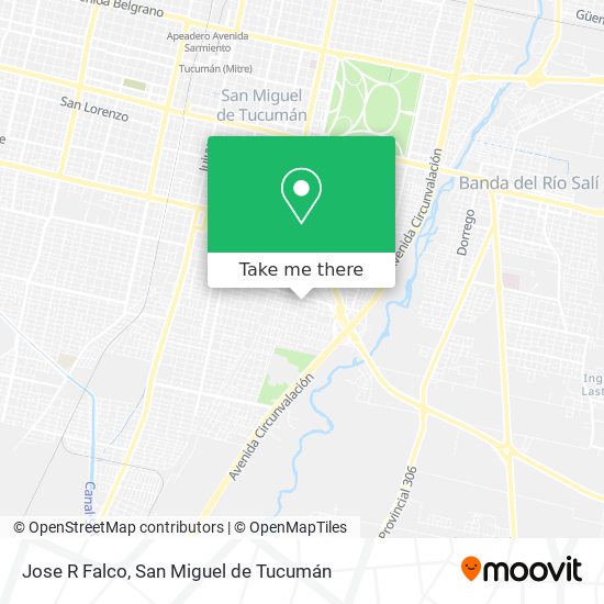 Jose R Falco map