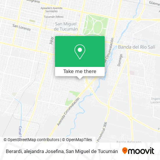 Mapa de Berardi, alejandra Josefina