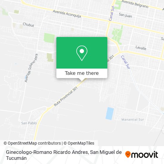 Mapa de Ginecologo-Romano Ricardo Andres
