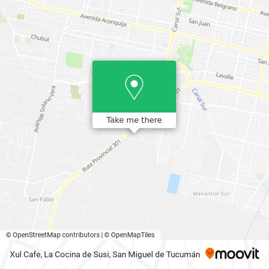 Xul Cafe, La Cocina de Susi map