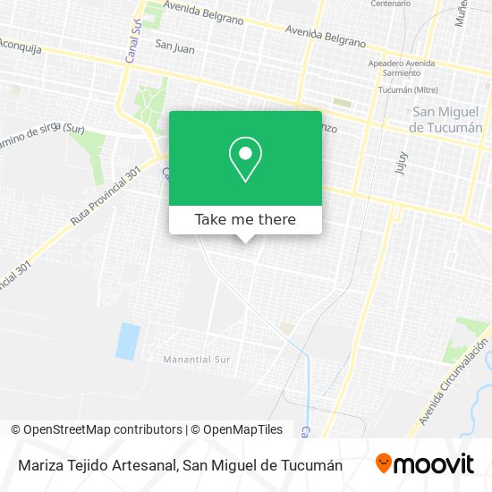 Mariza Tejido Artesanal map