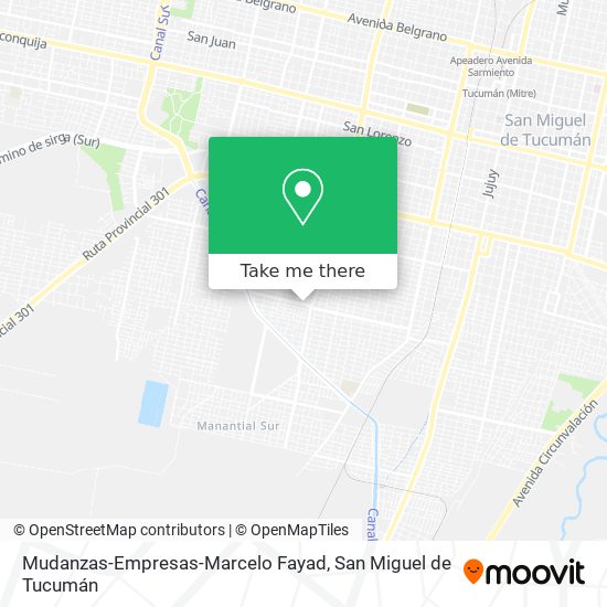 Mudanzas-Empresas-Marcelo Fayad map
