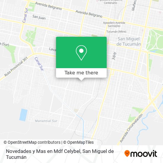 Mapa de Novedades y Mas en Mdf Celybel
