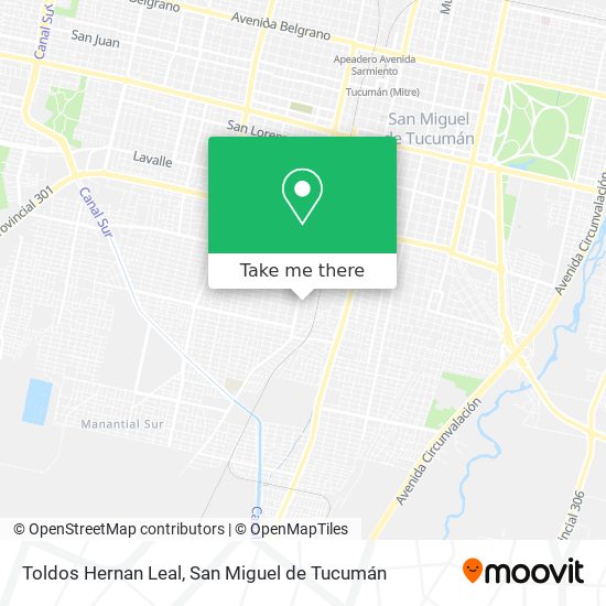 Toldos Hernan Leal map
