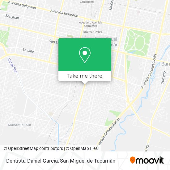 Dentista-Daniel Garcia map