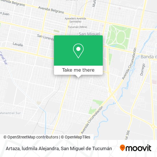 Artaza, ludmila Alejandra map