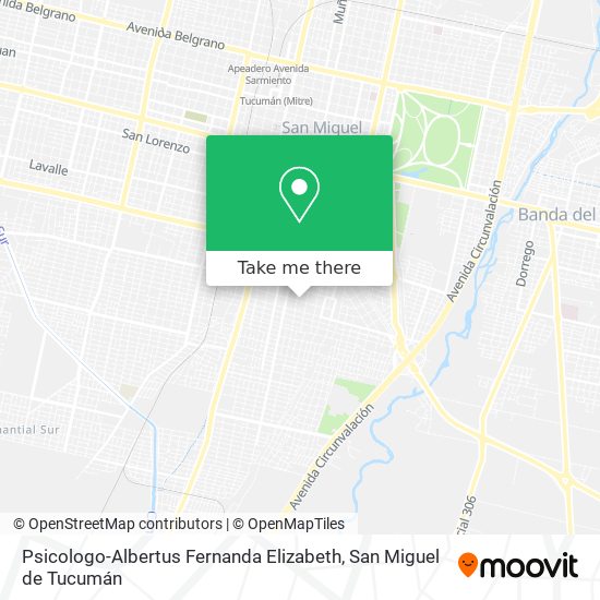 Psicologo-Albertus Fernanda Elizabeth map