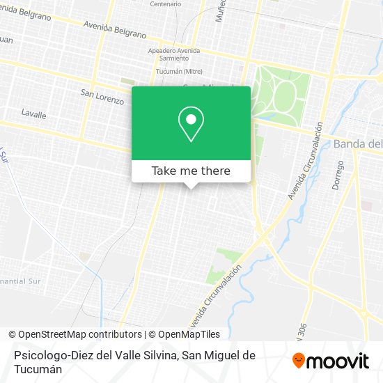 Psicologo-Diez del Valle Silvina map