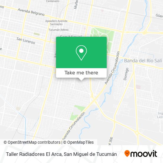 Taller Radiadores El Arca map