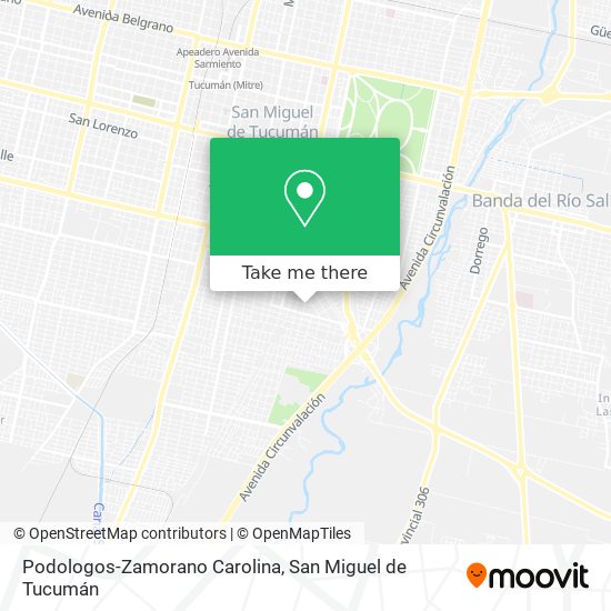 Mapa de Podologos-Zamorano Carolina