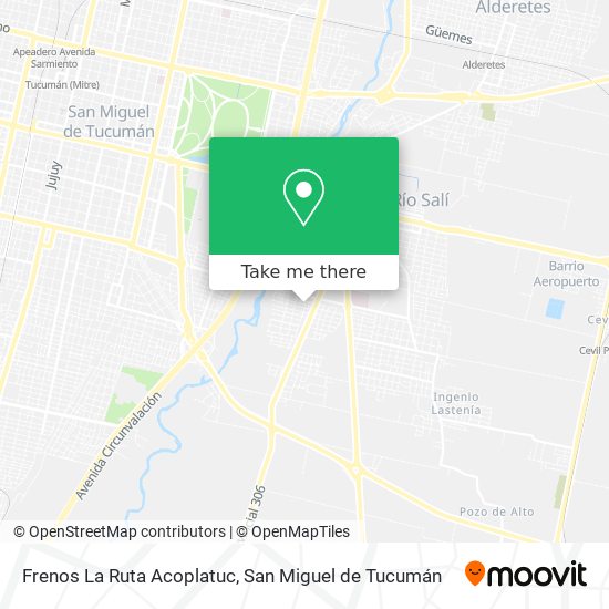 Mapa de Frenos La Ruta Acoplatuc