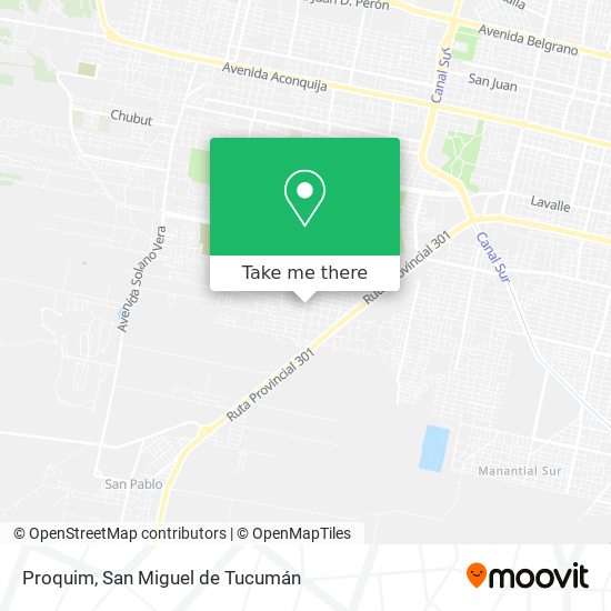 Proquim map