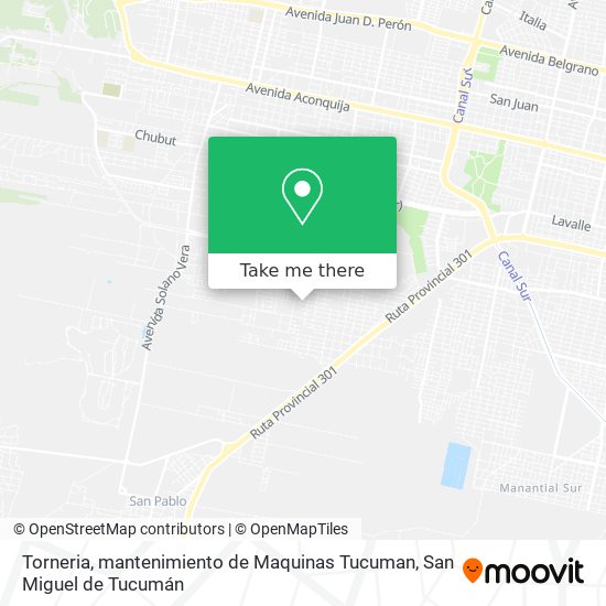 Torneria, mantenimiento de Maquinas Tucuman map