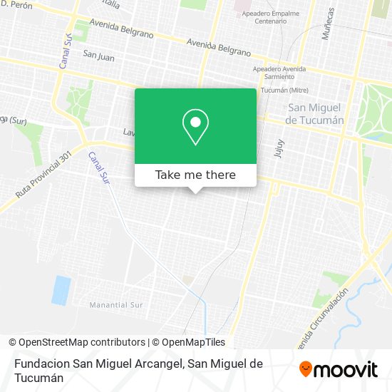 Fundacion San Miguel Arcangel map