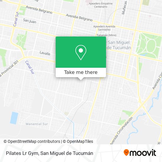 Pilates Lr Gym map