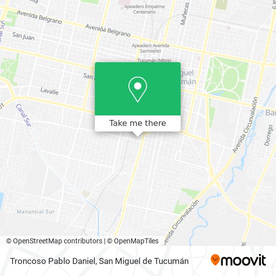 Mapa de Troncoso Pablo Daniel