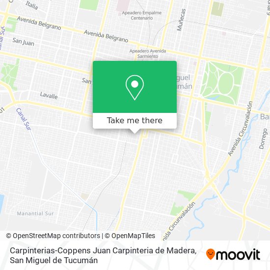 Carpinterias-Coppens Juan Carpinteria de Madera map