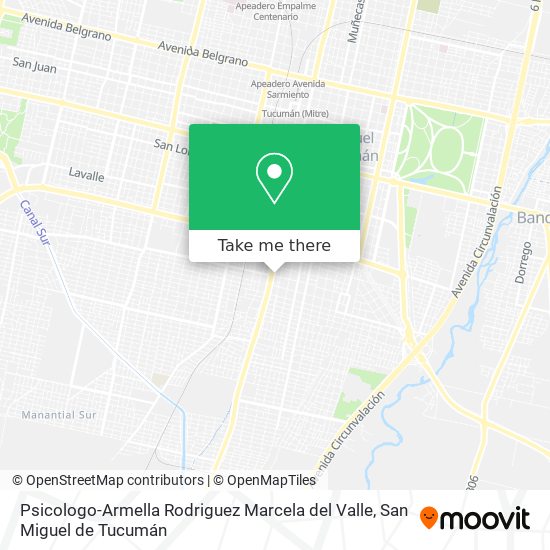 Psicologo-Armella Rodriguez Marcela del Valle map