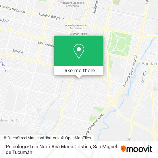 Psicologo-Tula Norri Ana Maria Cristina map