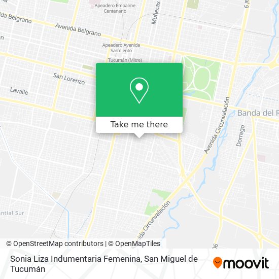 Sonia Liza Indumentaria Femenina map