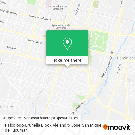 Psicologo-Brunella Block Alejandro Jose map