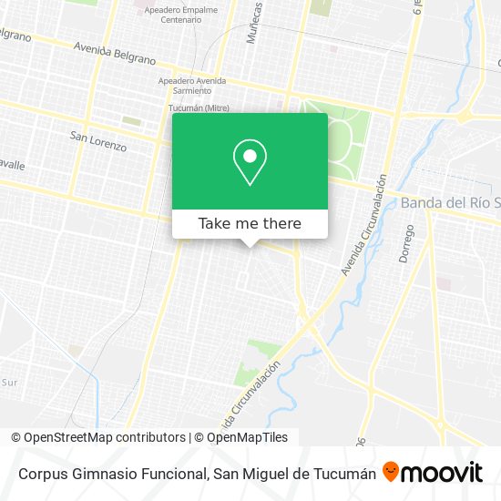 Corpus Gimnasio Funcional map