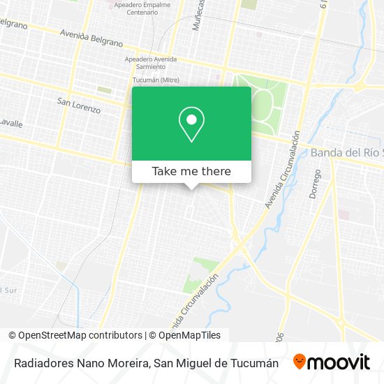 Radiadores Nano Moreira map