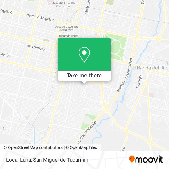 Local Luna map