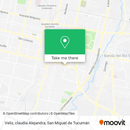 Veliz, claudia Alejandra map