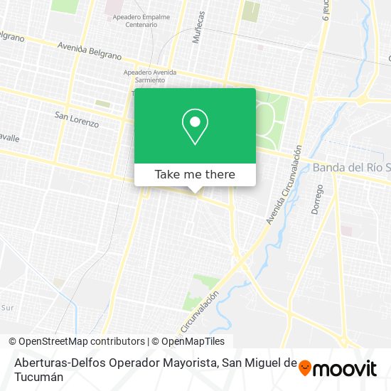 Aberturas-Delfos Operador Mayorista map
