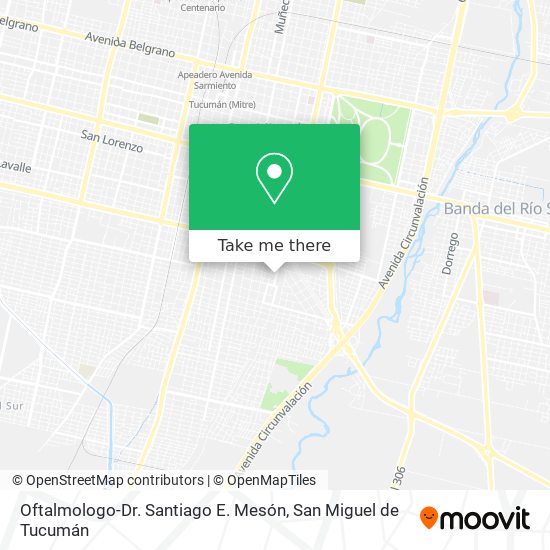 Oftalmologo-Dr. Santiago E. Mesón map