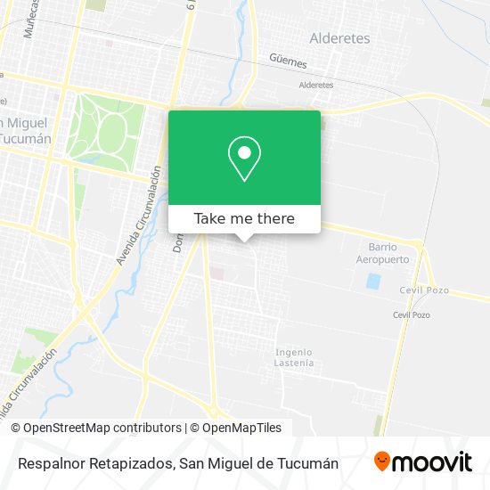 Mapa de Respalnor Retapizados