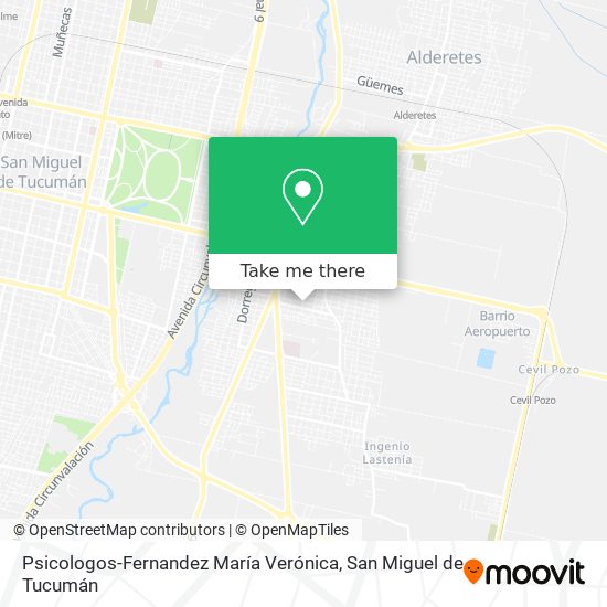 Psicologos-Fernandez María Verónica map