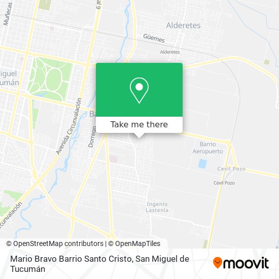 Mapa de Mario Bravo Barrio Santo Cristo